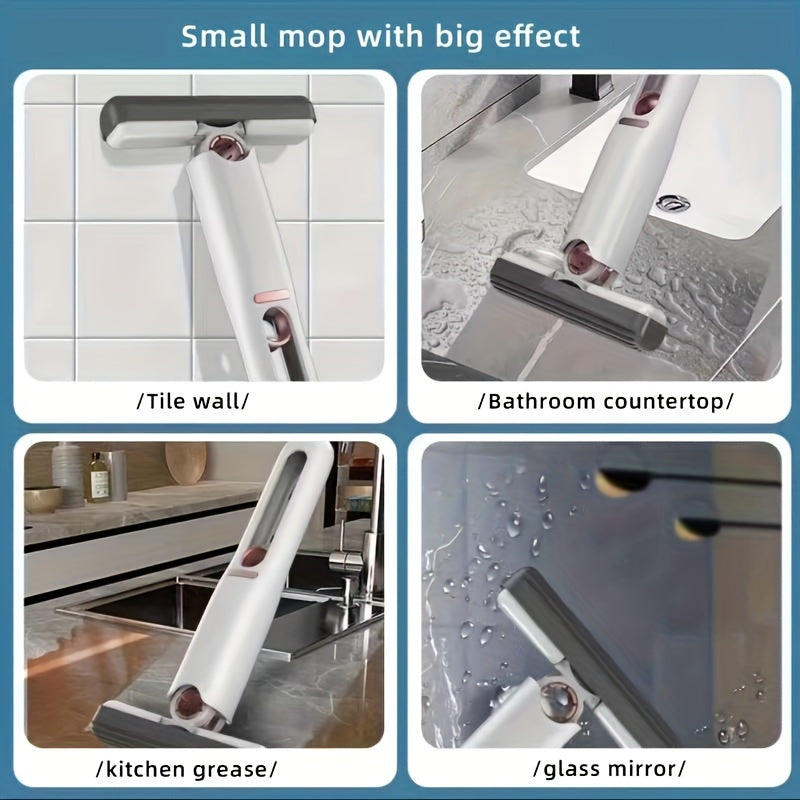 QuickMop™ | New Portable Self-Squeeze Mini Mop