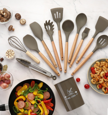 FlexiCook™ | Silicone Kitchenware Cooking Utensils Set