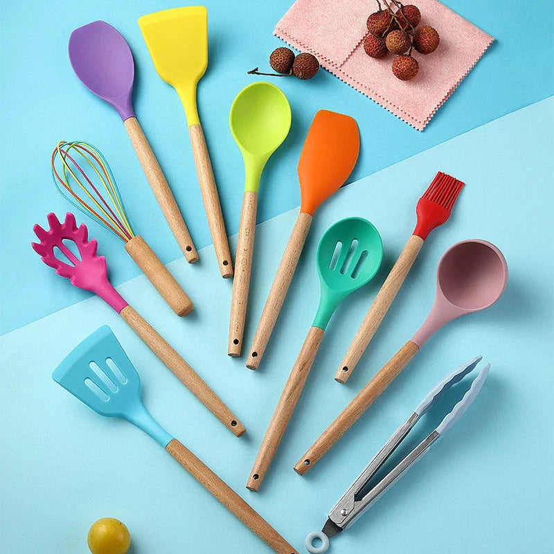 FlexiCook™ | Silicone Kitchenware Cooking Utensils Set