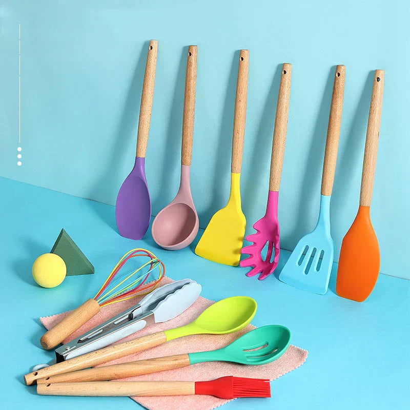 FlexiCook™ | Silicone Kitchenware Cooking Utensils Set