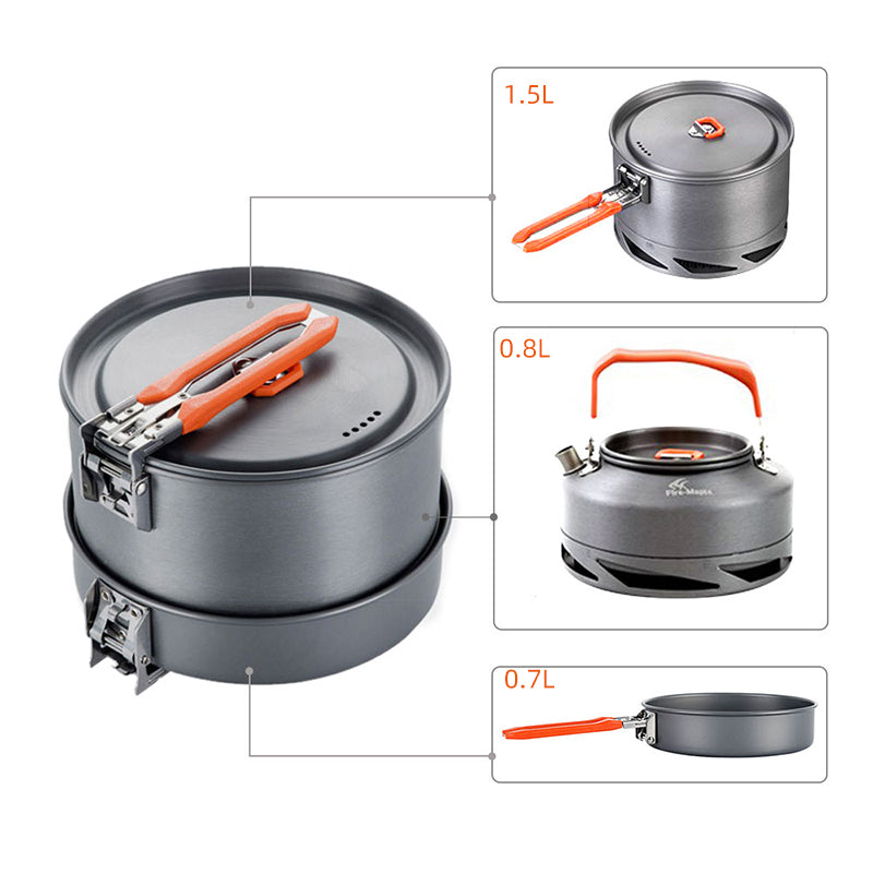 CampCraft™ | Portable Camping Cookware Set