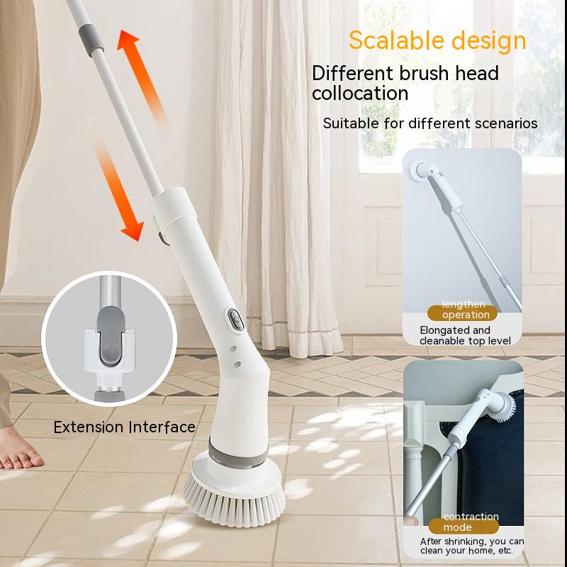 ScrubEase™ | Electric Multifunction Wall Scrubber Brush