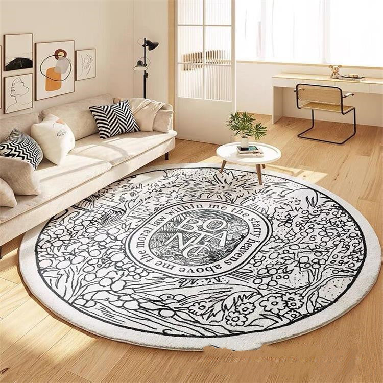 CircleGlow™ | Round Large Area Rugs for Living Room