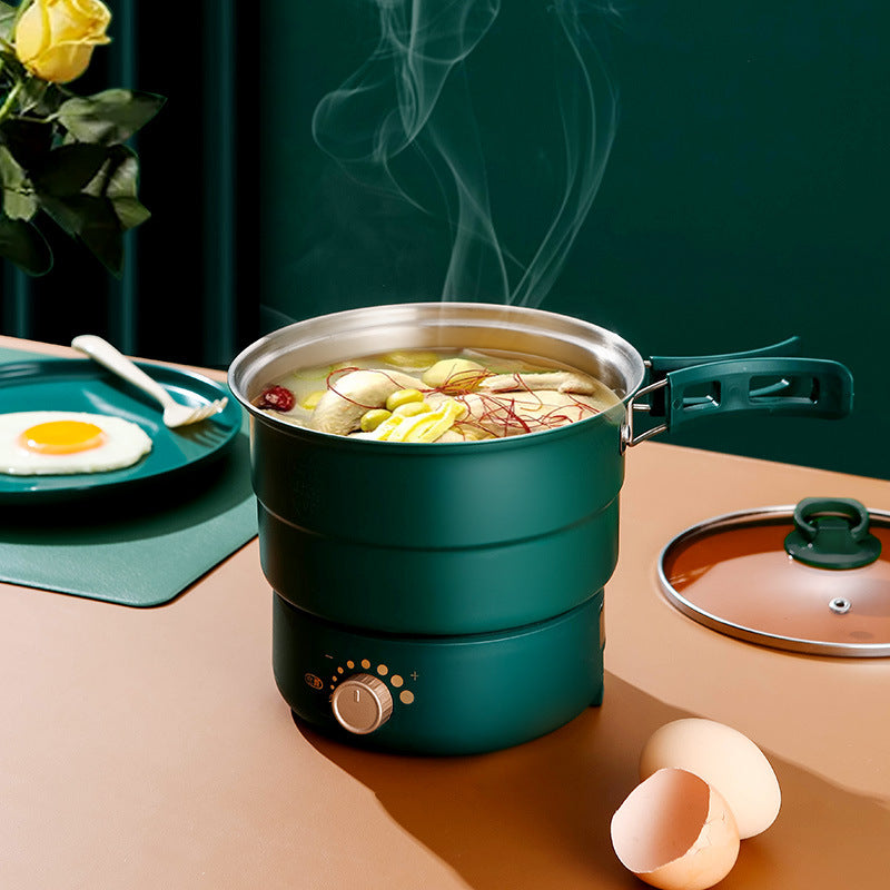 FoldCook™ | Portable Folding Electric Cooking Steamer Cooker
