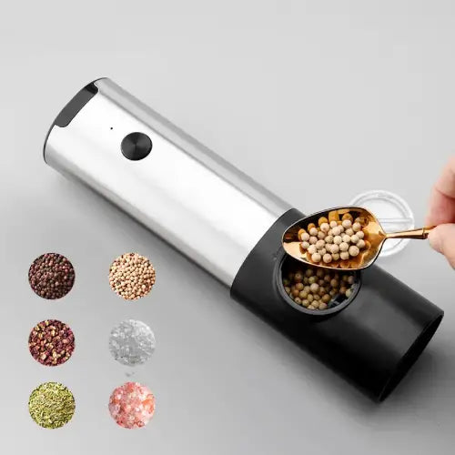 Premium Stainless Steel Pepper Grinder with Adjustable Coarseness Set