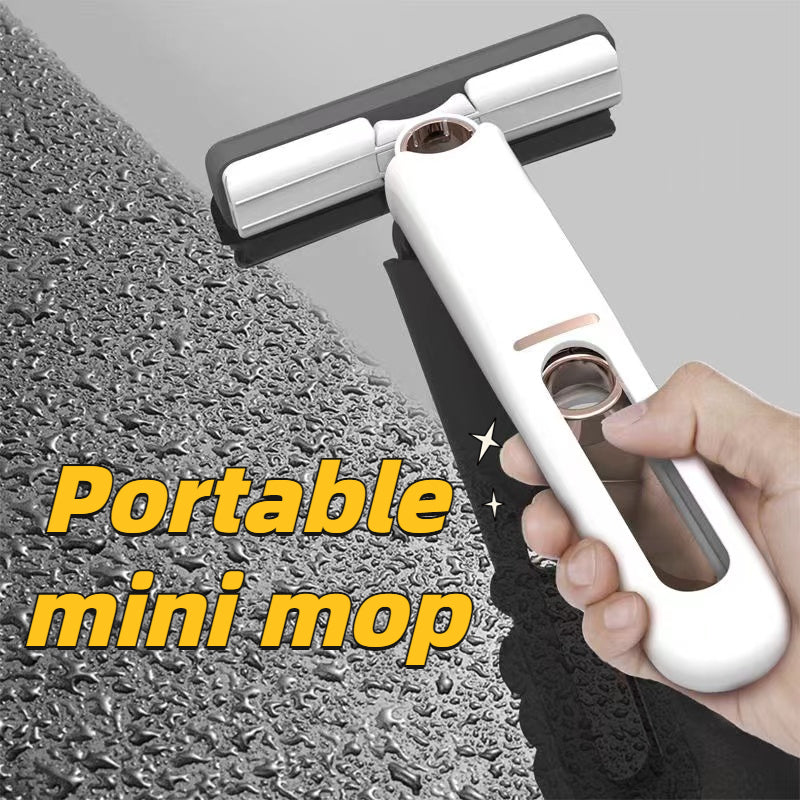 QuickMop™ | New Portable Self-Squeeze Mini Mop