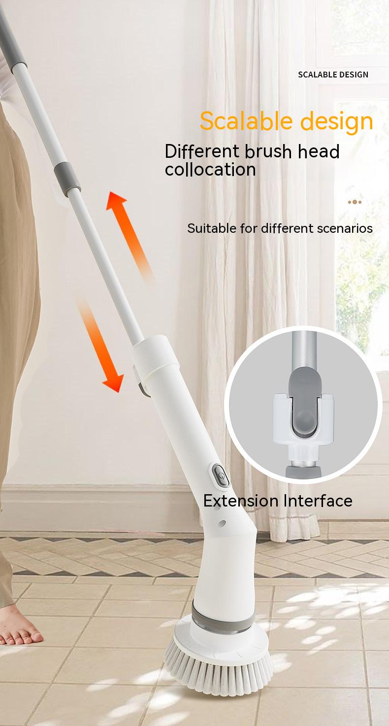 ScrubEase™ | Electric Multifunction Wall Scrubber Brush