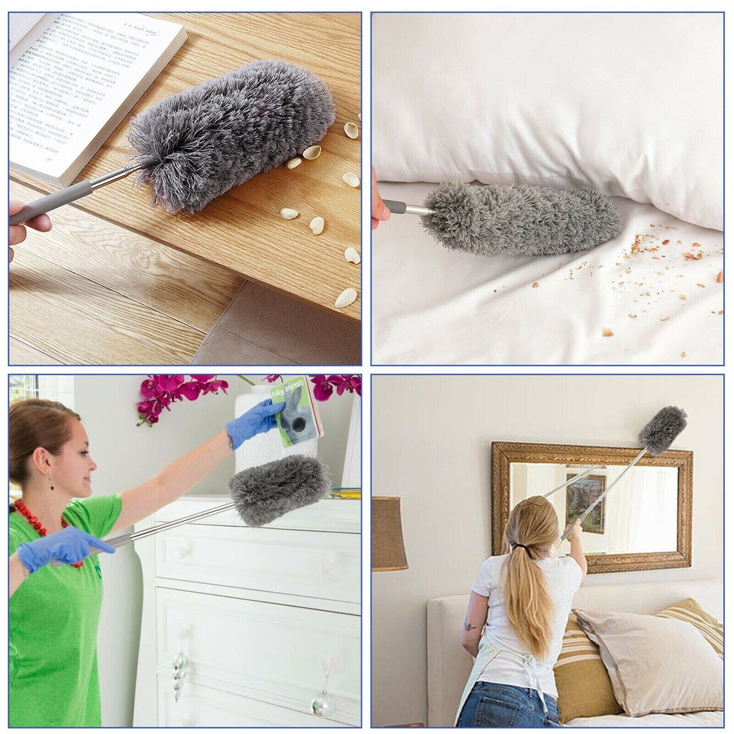 FlexiFeather™ | Adjustable Soft Microfiber Feather Duster