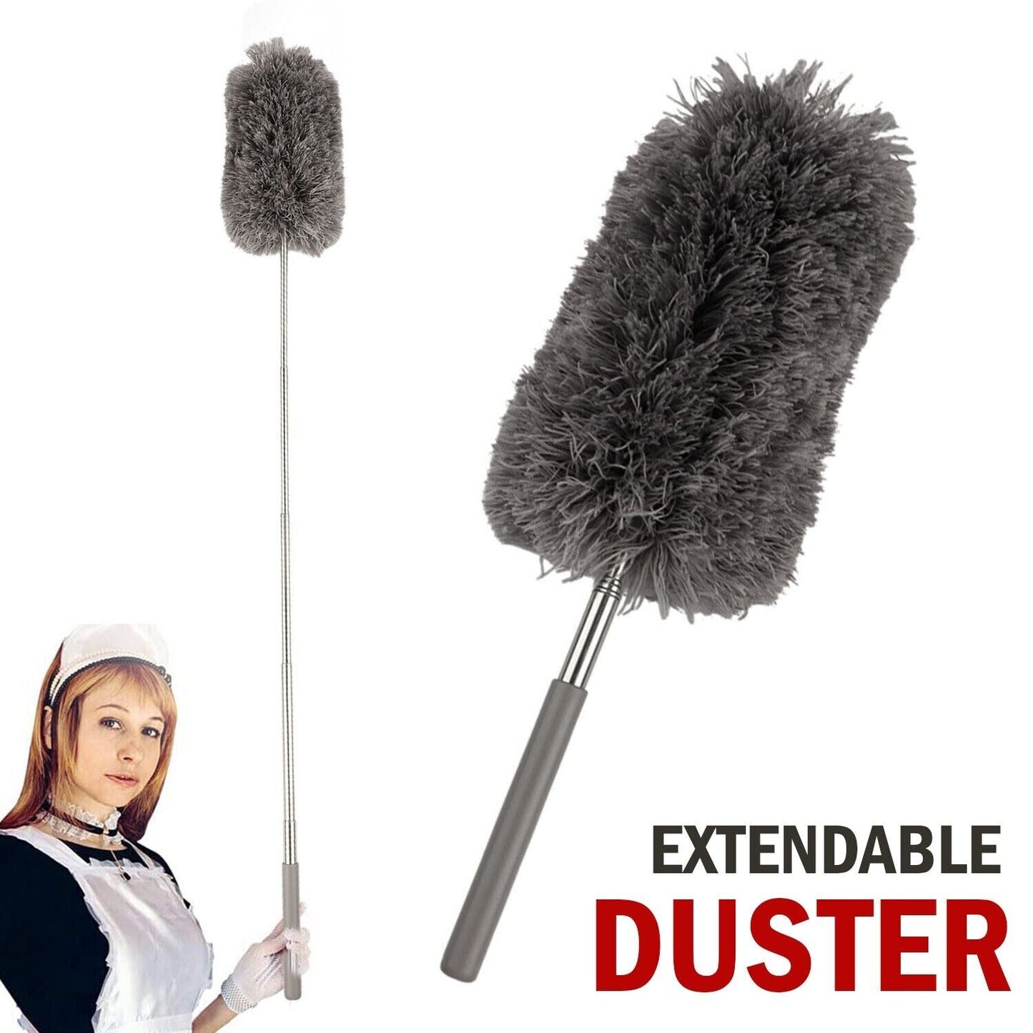 FlexiFeather™ | Adjustable Soft Microfiber Feather Duster