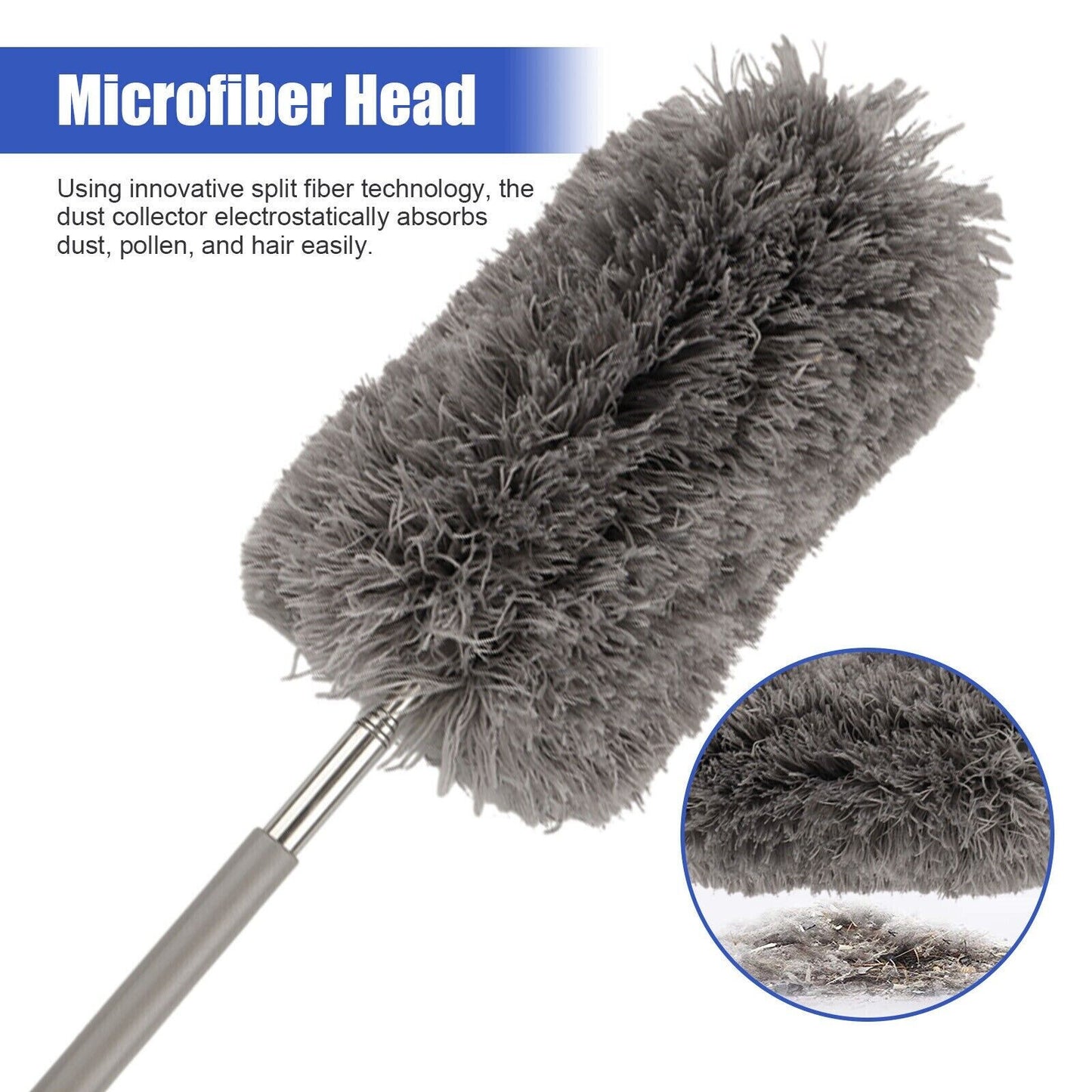 FlexiFeather™ | Adjustable Soft Microfiber Feather Duster