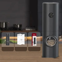 Premium Stainless Steel Pepper Grinder with Adjustable Coarseness Set