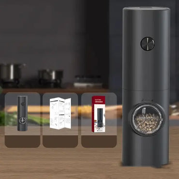 Premium Stainless Steel Pepper Grinder with Adjustable Coarseness Set